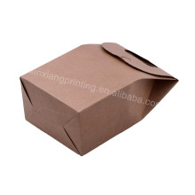 Factory supply attractive price food grade brown paper bag 10*16*6cm